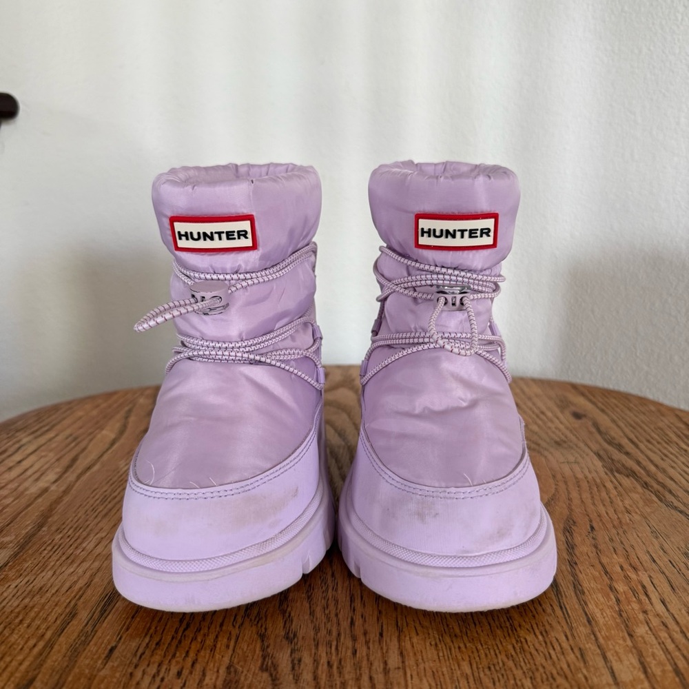 Hunter Boots Lilac Purple Winter Waterproof Girls Size 11